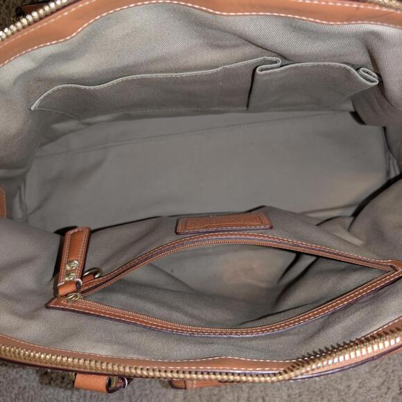 2007 Y2K Coach Hamptons Whiskey Leather Satchel In Good Condition 11085 Purse - Picture 6 of 9